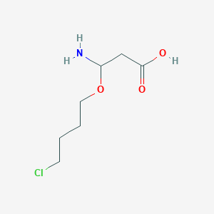 Propanoic acid, 3-amino-3-(4-chlorobutoxy)-