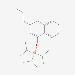 Tri(propan-2-yl)[(3-propyl-3,4-dihydronaphthalen-1-yl)oxy]silane