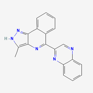 1H-Pyrazolo[4,3-c]isoquinoline, 3-methyl-5-(2-quinoxalinyl)-