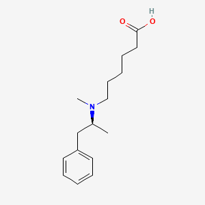 Hexanoic acid, 6-[methyl[(1S)-1-methyl-2-phenylethyl]amino]-