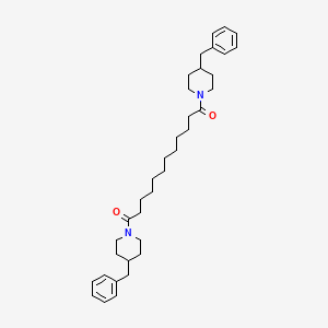 1,12-Bis(4-benzylpiperidin-1-YL)dodecane-1,12-dione