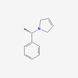 1H-Pyrrole, 2,5-dihydro-1-[(1S)-1-phenylethyl]-