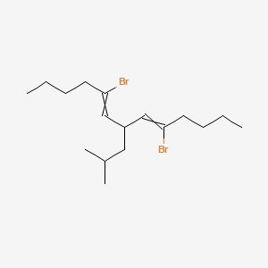 5,9-Dibromo-7-(2-methylpropyl)trideca-5,8-diene