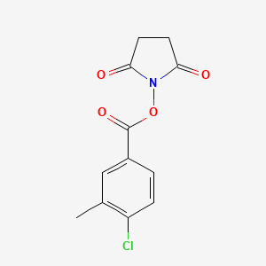 1-[(4-Chloro-3-methylbenzoyl)oxy]pyrrolidine-2,5-dione