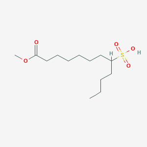 molecular formula C13H26O5S B14222235 12-Methoxy-12-oxododecane-5-sulfonic acid CAS No. 571203-22-0