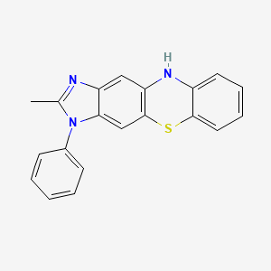 2-Methyl-3-phenyl-3,10-dihydroimidazo[4,5-b]phenothiazine