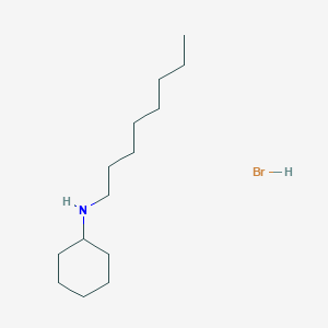 molecular formula C14H30BrN B1422246 N-octylcyclohexanamine hydrobromide CAS No. 1211502-51-0
