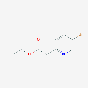 molecular formula C9H10BrNO2 B1422248 Ethyl 2-(5-bromopyridin-2-yl)acetate CAS No. 1060814-88-1