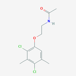 molecular formula C12H15Cl2NO2 B1422259 N-[2-(2,4-dichloro-3,5-dimethylphenoxy)ethyl]acetamide CAS No. 1188263-04-8