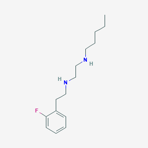 N~1~-[2-(2-Fluorophenyl)ethyl]-N~2~-pentylethane-1,2-diamine