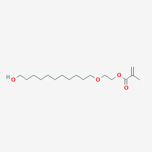 2-[(11-Hydroxyundecyl)oxy]ethyl 2-methylprop-2-enoate