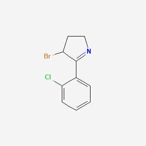 4-Bromo-5-(2-chlorophenyl)-3,4-dihydro-2H-pyrrole