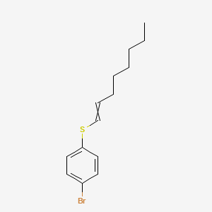 1-Bromo-4-[(oct-1-en-1-yl)sulfanyl]benzene