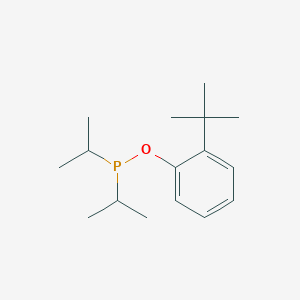 Phosphinous acid, bis(1-methylethyl)-, 2-(1,1-dimethylethyl)phenyl ester