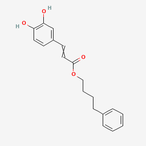 4-Phenylbutyl 3-(3,4-dihydroxyphenyl)prop-2-enoate