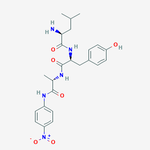 molecular formula C24H31N5O6 B14222675 L-Leucyl-L-tyrosyl-N-(4-nitrophenyl)-L-alaninamide CAS No. 791627-41-3