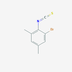 molecular formula C9H8BrNS B142227 1-溴-2-异硫氰酸酯-3,5-二甲苯 CAS No. 140136-71-6