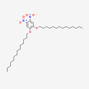 molecular formula C34H60N2O6 B14222727 1,2-Dinitro-4,5-bis(tetradecyloxy)benzene CAS No. 792936-50-6