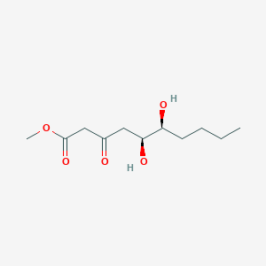 molecular formula C11H20O5 B14222757 methyl (5S,6S)-5,6-dihydroxy-3-oxodecanoate CAS No. 827623-58-5