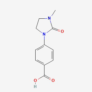 molecular formula C11H12N2O3 B1422292 4-(3-Methyl-2-oxoimidazolidin-1-yl)benzoic acid CAS No. 1283109-17-0