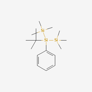 2-tert-Butyl-1,1,1,3,3,3-hexamethyl-2-phenyltrisilane