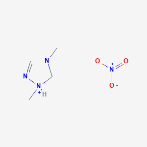 1,4-Dimethyl-4,5-dihydro-1H-1,2,4-triazol-1-ium nitrate