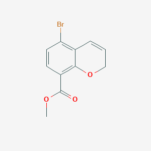 molecular formula C11H9BrO3 B1422325 methyl 5-bromo-2H-chromene-8-carboxylate CAS No. 1235439-58-3