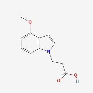 3-(4-methoxy-1H-indol-1-yl)propanoic acid
