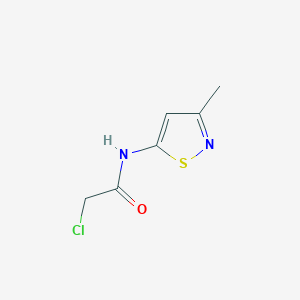 B1422341 2-chloro-N-(3-methyl-1,2-thiazol-5-yl)acetamide CAS No. 89466-40-0