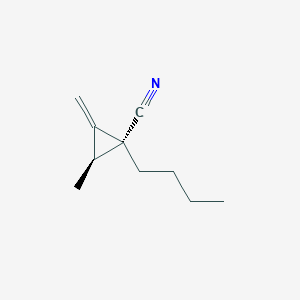 (1R,2S)-1-butyl-2-methyl-3-methylidenecyclopropane-1-carbonitrile