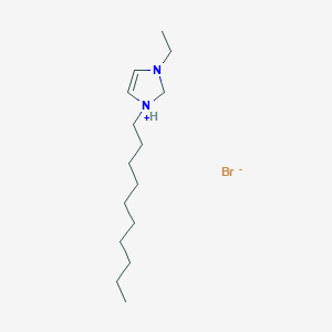 1-Decyl-3-ethyl-2,3-dihydro-1H-imidazol-1-ium bromide