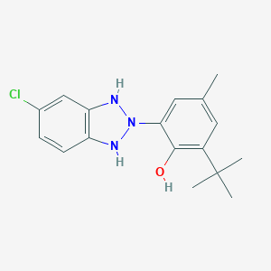 B142235 2-Tert-butyl-6-(5-chloro-1,3-dihydro-benzotriazol-2-YL)-4-methyl-phenol CAS No. 139724-05-3