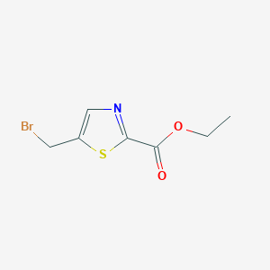 molecular formula C7H8BrNO2S B1422350 Ethyl 5-(bromomethyl)thiazole-2-carboxylate CAS No. 960235-24-9