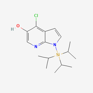 4-Chloro-1-(triisopropylsilyl)-1H-pyrrolo[2,3-b]pyridin-5-ol