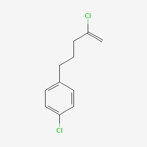 2-Chloro-5-(4-chlorophenyl)-1-pentene