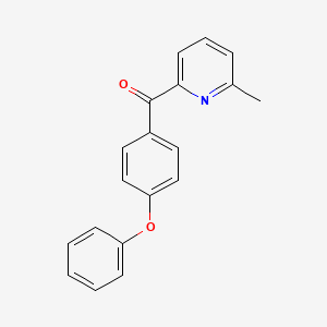 6-Methyl-2-(4-phenoxybenzoyl)pyridine