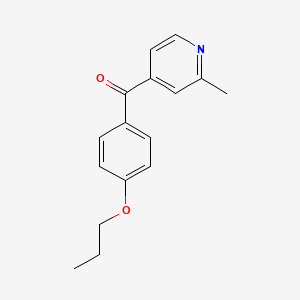 2-Methyl-4-(4-propoxybenzoyl)pyridine