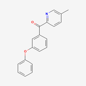 5-Methyl-2-(3-phenoxybenzoyl)pyridine