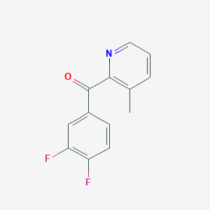 2-(3,4-Difluorobenzoyl)-3-methylpyridine