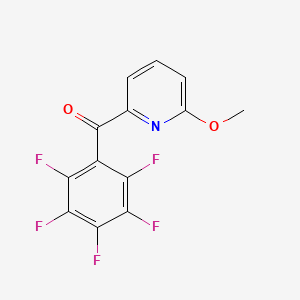 6-Methoxy-2-(pentafluorobenzoyl)pyridine