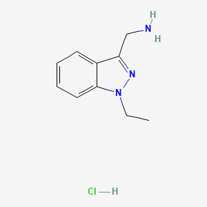 [(1-ethyl-1H-indazol-3-yl)methyl]amine hydrochloride