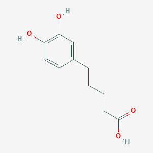 molecular formula C11H14O4 B1422394 5-(3,4-Dihydroxyphenyl)pentanoic acid CAS No. 31129-94-9
