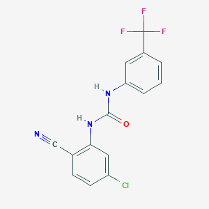 1-(3-Bromophenyl)-3-(5-chloro-2-cyanophenyl)urea