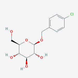 molecular formula C13H17ClO6 B1422403 (4-Chlorophenyl)methyl-beta-D-glucopyranoside CAS No. 700368-53-2