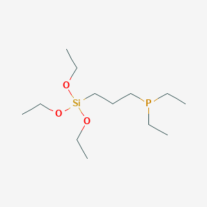 Diethyl[3-(triethoxysilyl)propyl]phosphane