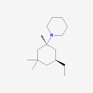 Piperidine, 1-[(1S,5S)-5-ethyl-1,3,3-trimethylcyclohexyl]-