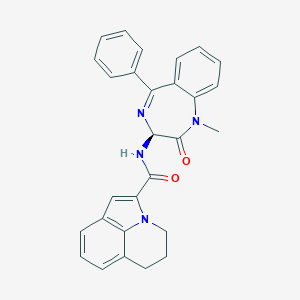 molecular formula C28H24N4O2 B142242 他拉西肽 CAS No. 141374-81-4