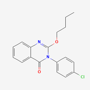 2-Butoxy-3-(4-chlorophenyl)quinazolin-4(3H)-one