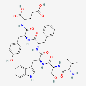 L-Valyl-L-seryl-L-tryptophyl-L-phenylalanyl-L-tyrosyl-L-glutamic acid