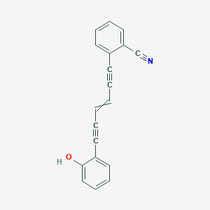 2-[6-(2-Hydroxyphenyl)hex-3-ene-1,5-diyn-1-yl]benzonitrile